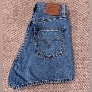 Levi’s High Loose Denim Shorts